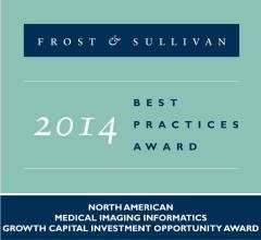 Frost & Sullivan, Calgary Scientific, award, 2014, growth, efficiency