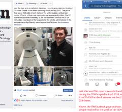 ITN reached 90,000 unique Facebook users with content during the week of the visit to Central DuPage Hospital