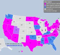 breast density inform laws, DenseBreast-info.org, map, legislation